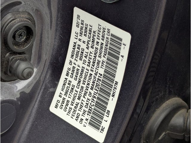 2020 Honda Civic Touring