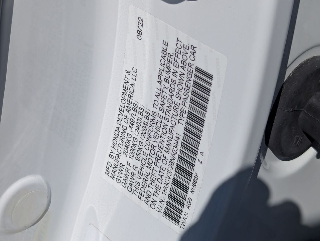 2022 Honda Accord Hybrid Sport