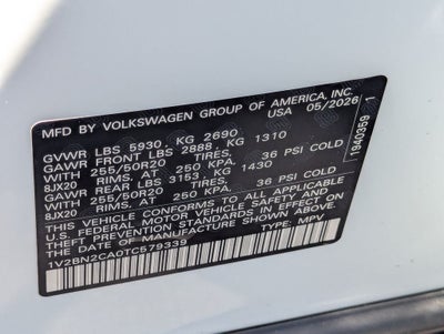 2026 Volkswagen Atlas 2.0T SEL