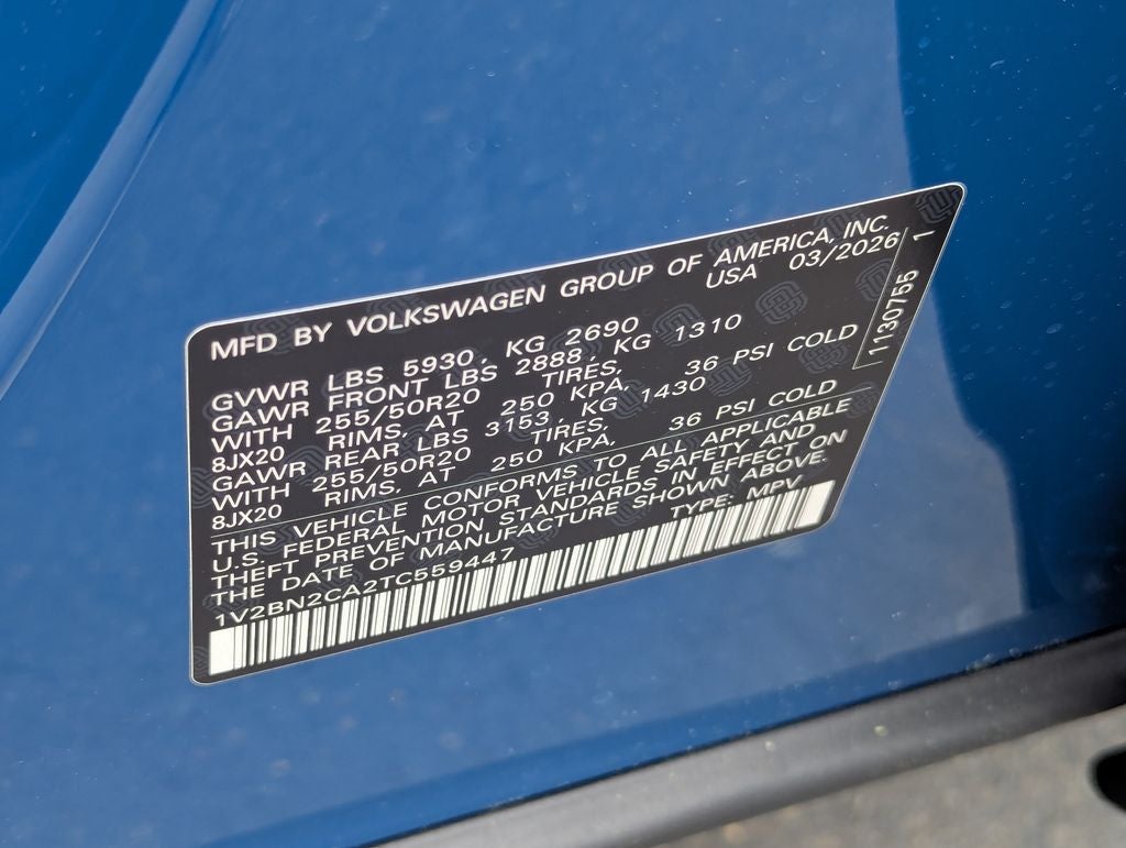 2026 Volkswagen Atlas 2.0T SEL