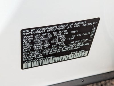 2023 Volkswagen Atlas SEL