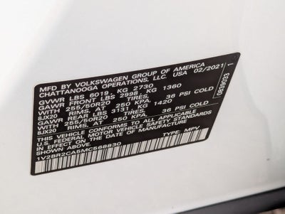 2021 Volkswagen Atlas SEL