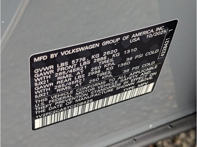 2026 Volkswagen Atlas Cross Sport 2.0T SEL Premium R-Line