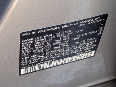2026 Volkswagen Atlas Cross Sport 2.0T SEL Premium R-Line