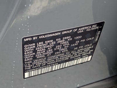 2026 Volkswagen Atlas 2.0T SE w/Technology