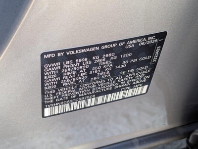 2026 Volkswagen Atlas 2.0T SE W/TECHNOLOGY