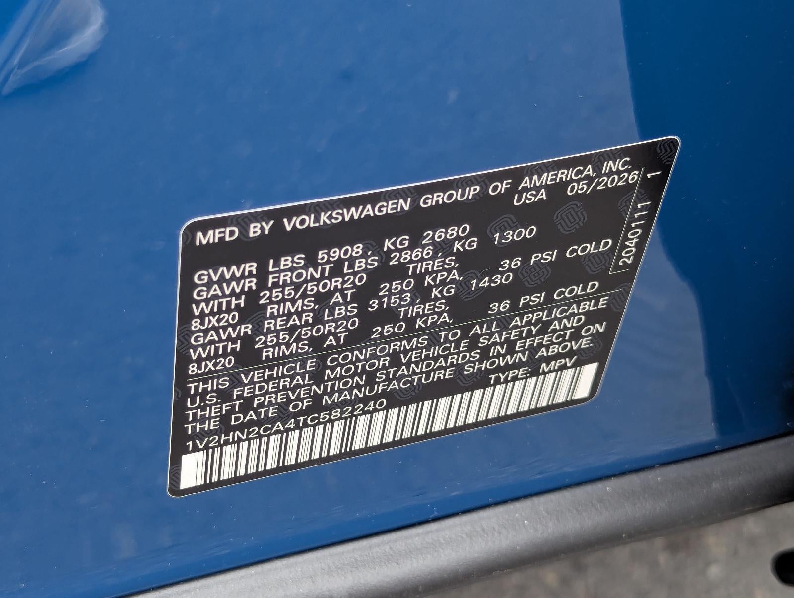 2026 Volkswagen Atlas 2.0T SE w/Technology