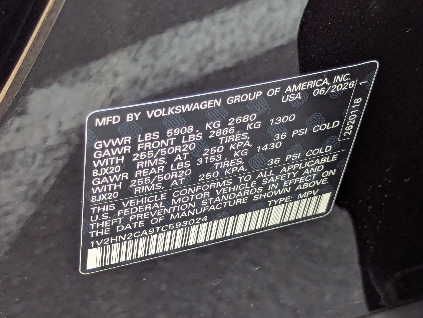 2026 Volkswagen Atlas 2.0T SE W/TECHNOLOGY