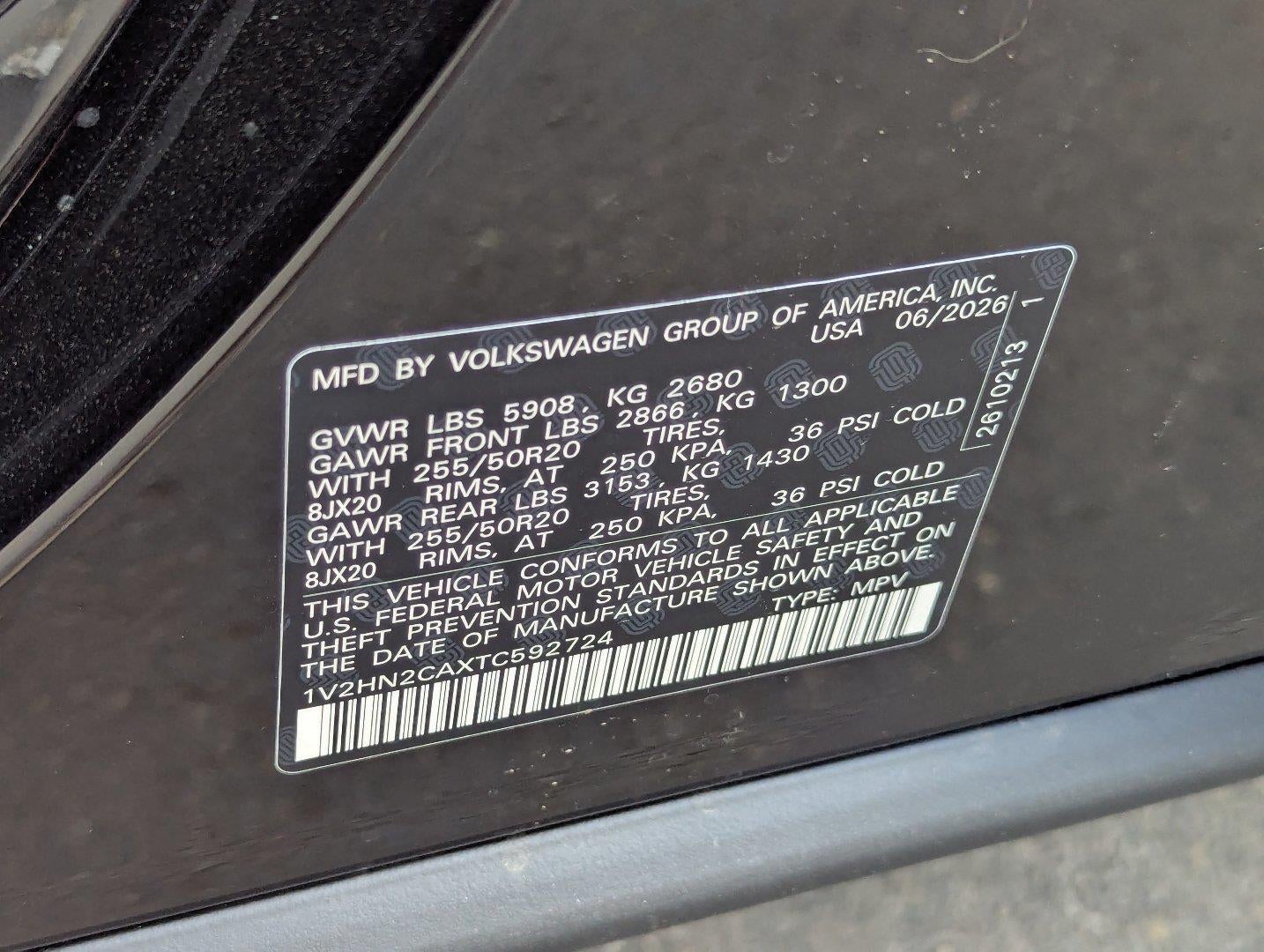 2026 Volkswagen Atlas 2.0T SE W/TECHNOLOGY