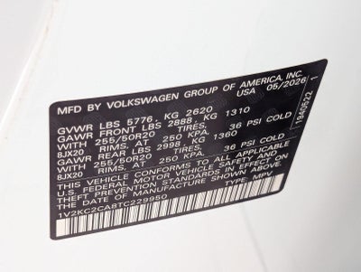 2026 Volkswagen Atlas Cross Sport 2.0T SE W/TECHNOLOGY