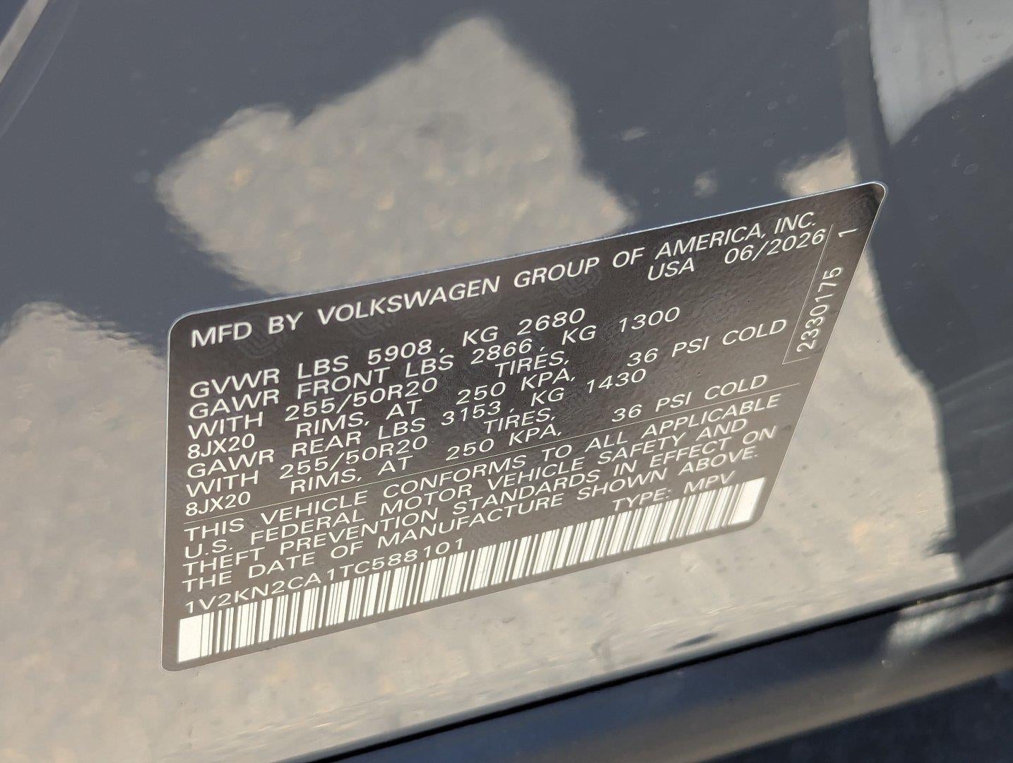 2026 Volkswagen Atlas 2.0T SE W/TECHNOLOGY