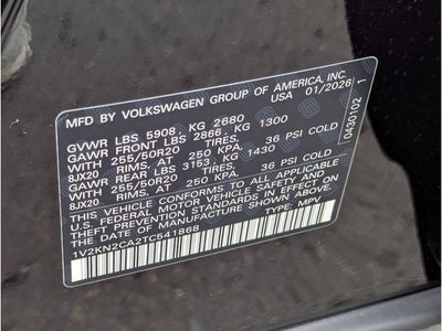 2026 Volkswagen Atlas 2.0T SE W/TECHNOLOGY