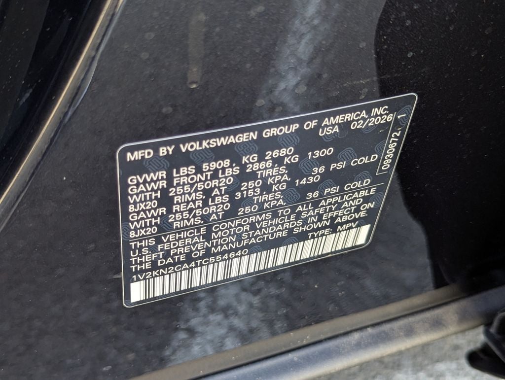 2026 Volkswagen Atlas 2.0T SE W/TECHNOLOGY