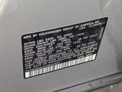 2026 Volkswagen Atlas 2.0T SE w/Technology