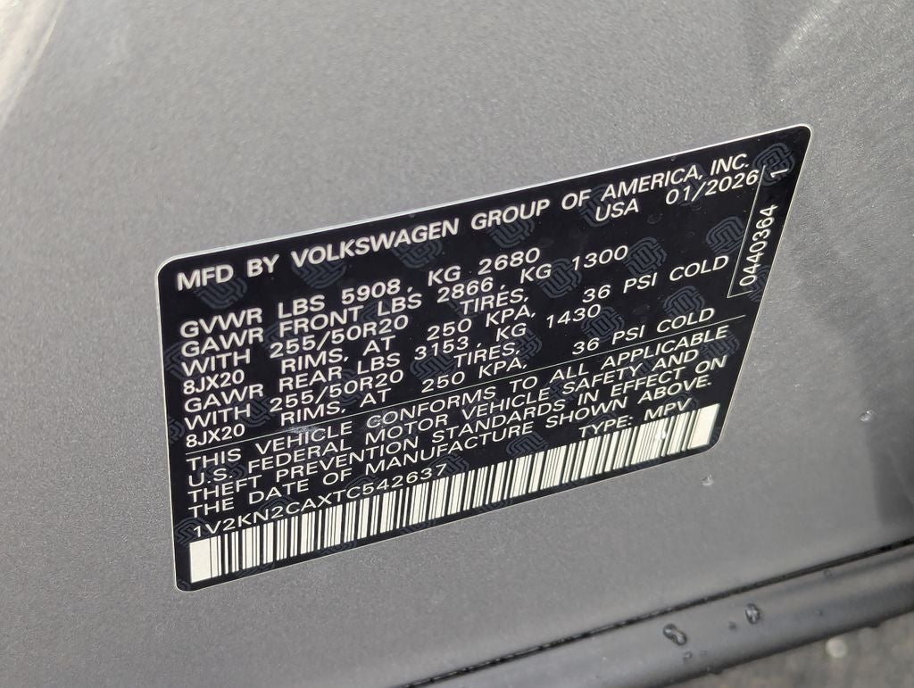 2026 Volkswagen Atlas 2.0T SE w/Technology