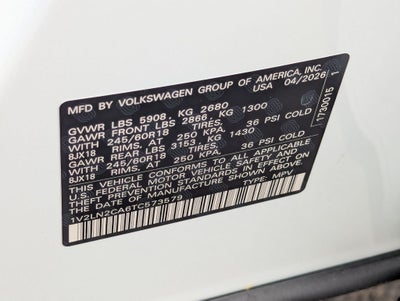 2026 Volkswagen Atlas 2.0T SE