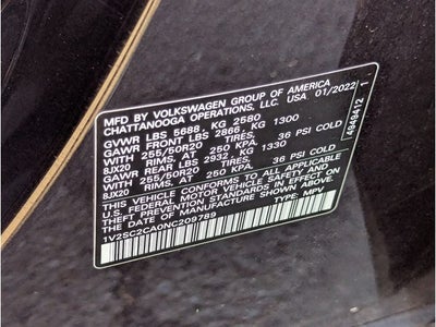 2022 Volkswagen Atlas Cross Sport 2.0T SEL R-Line