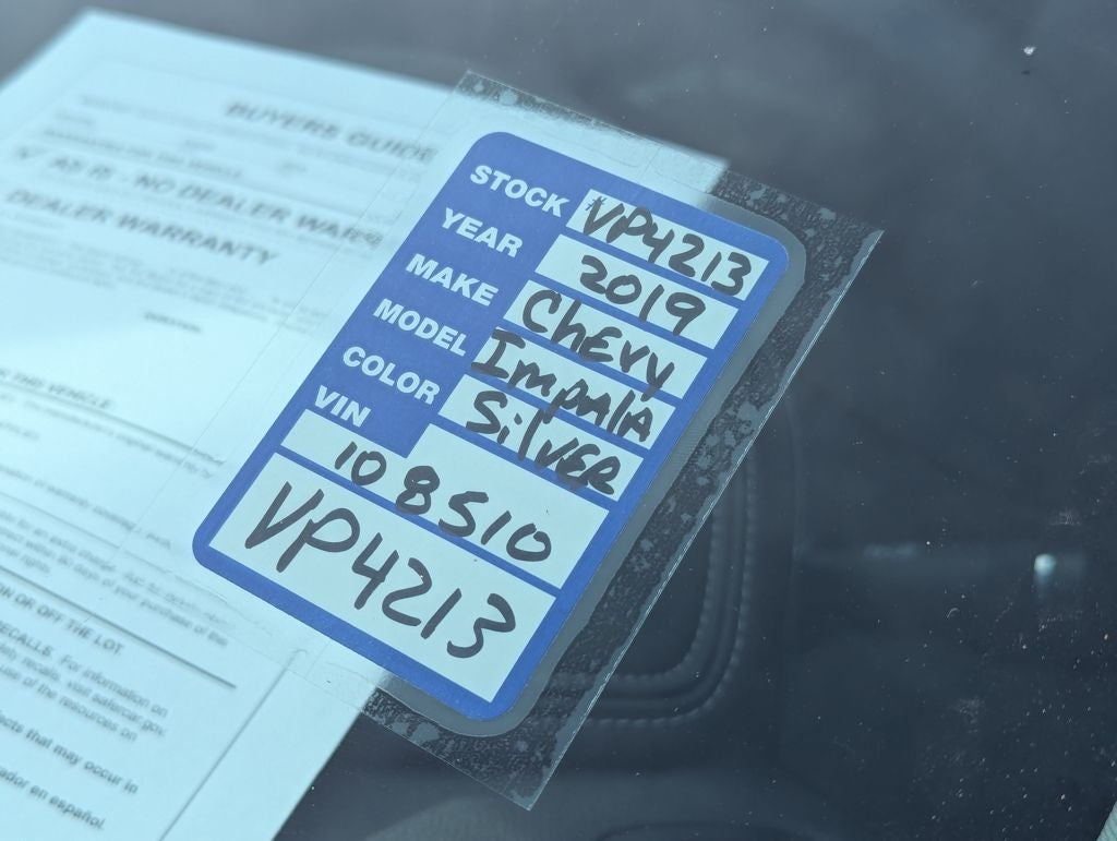 2019 Chevrolet Impala LS 1FL