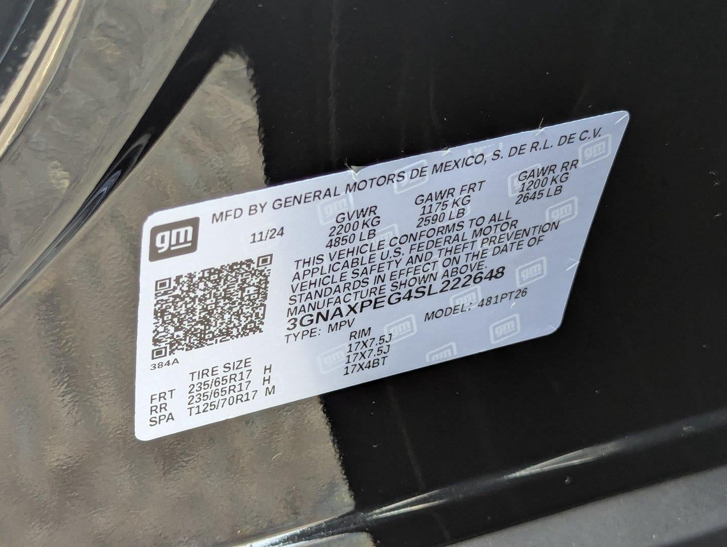 2025 Chevrolet Equinox AWD LT