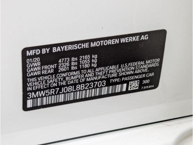 2020 BMW 3 Series 330i xDrive