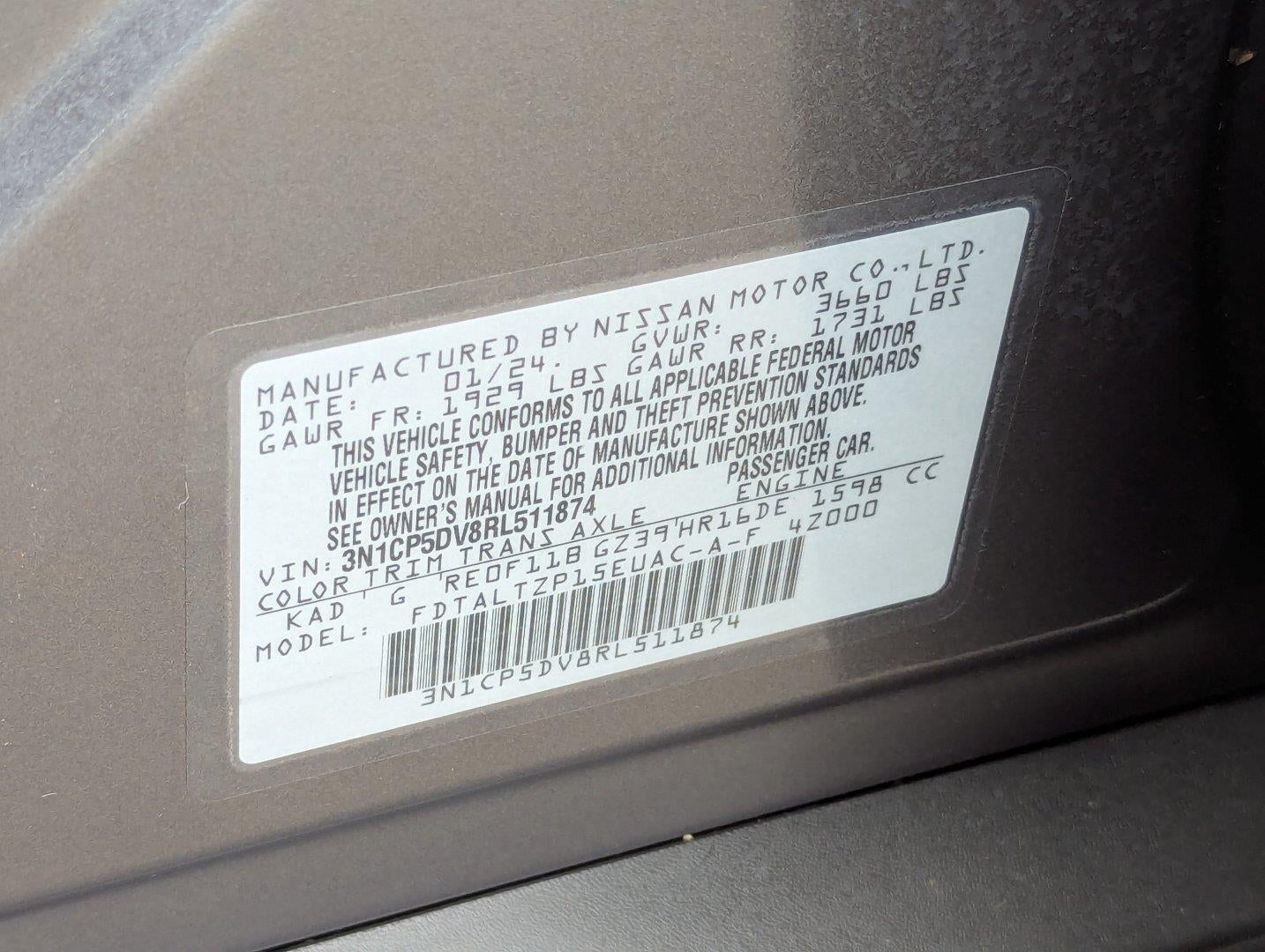 2024 Nissan KICKS SR FWD