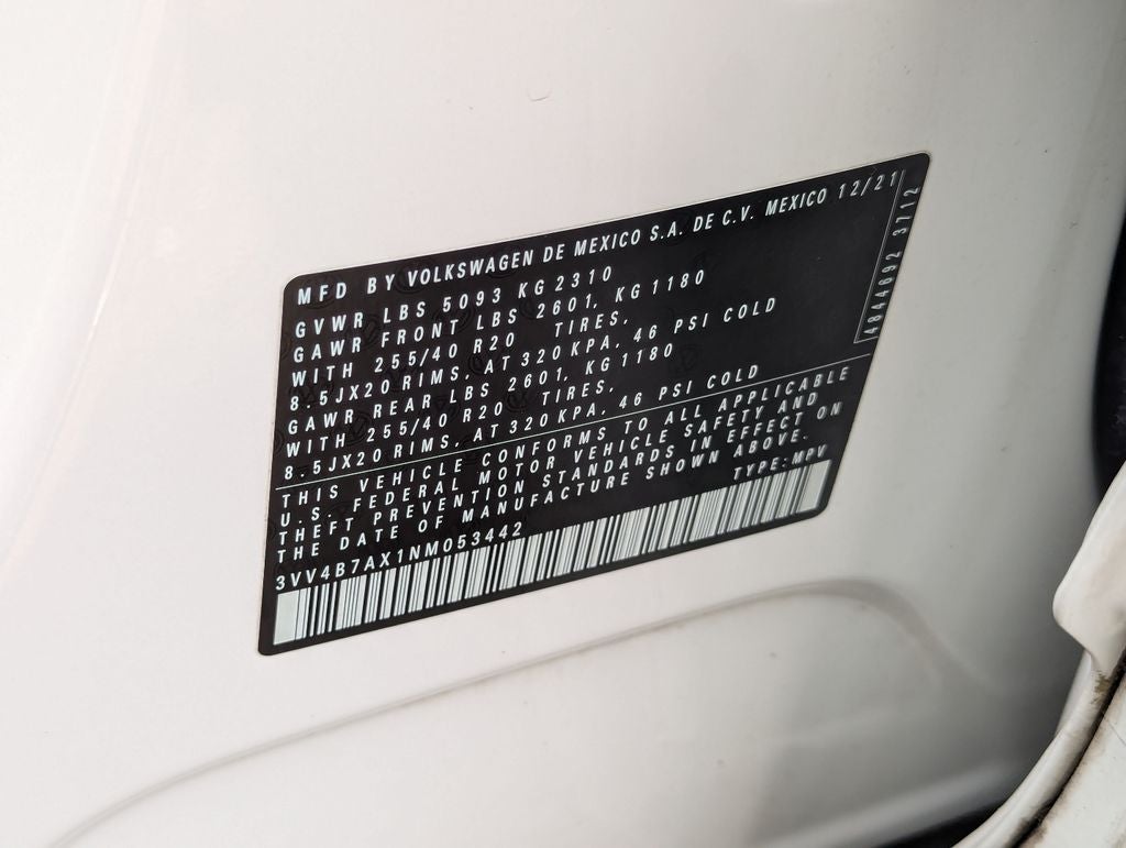 2022 Volkswagen Tiguan 2.0T SEL R-Line