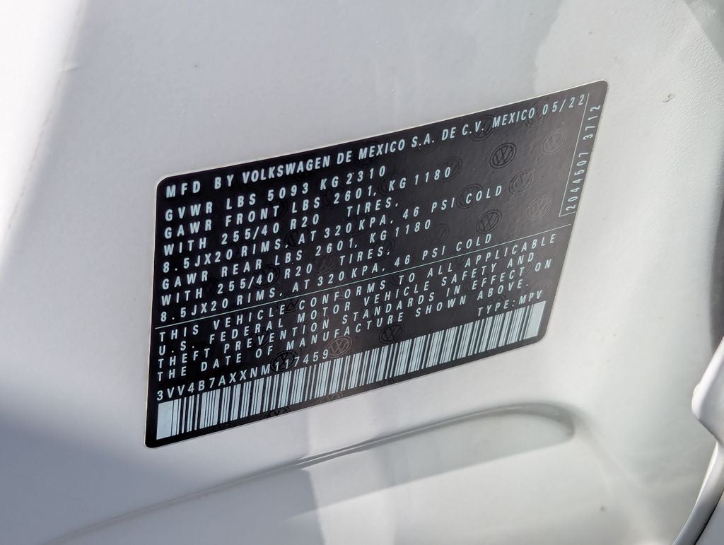 2022 Volkswagen Tiguan 2.0T SEL R-Line