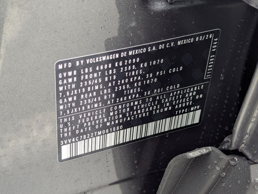 2026 Volkswagen Taos 1.5T SEL