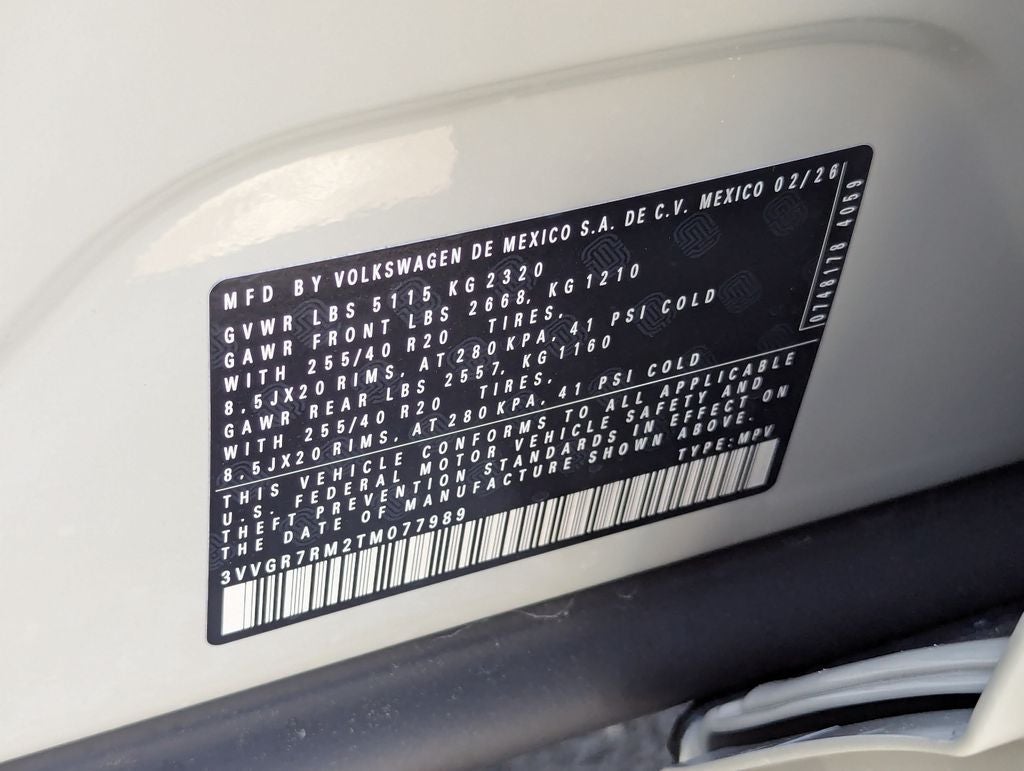 2026 Volkswagen Tiguan 2.0T SE R-Line Black