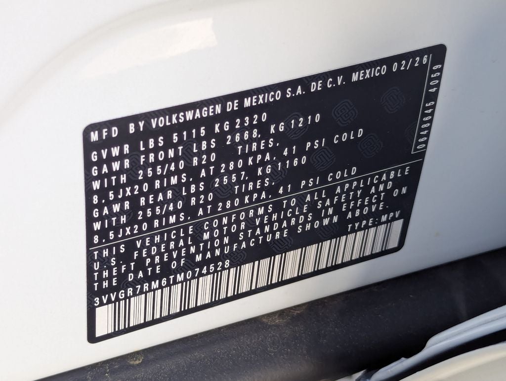 2026 Volkswagen Tiguan 2.0T SE R-Line Black