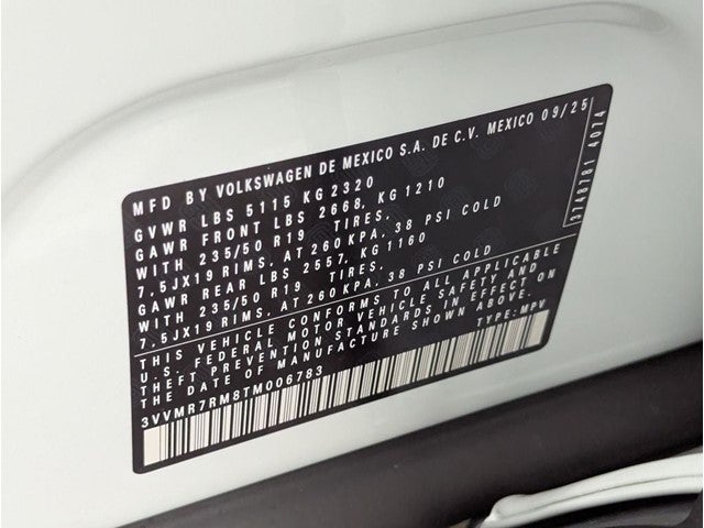 2026 Volkswagen Tiguan 2.0T SE