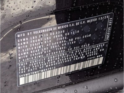 2026 Volkswagen Tiguan 2.0T SE