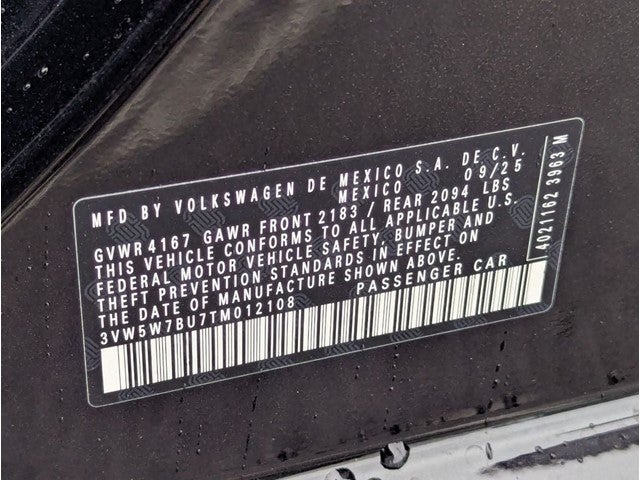 2026 Volkswagen Jetta 1.5T S