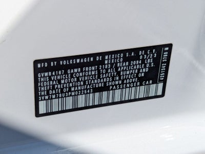2023 Volkswagen Jetta 1.5T SE