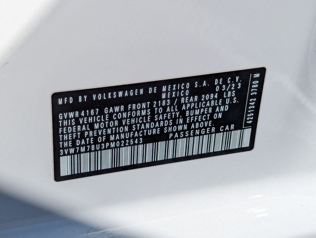 2023 Volkswagen Jetta 1.5T SE