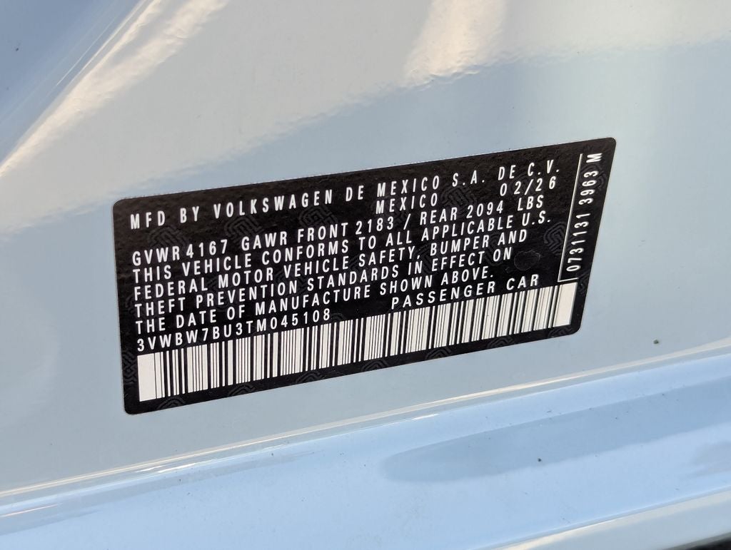 2026 Volkswagen Jetta 1.5T Sport