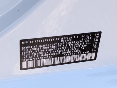 2026 Volkswagen Jetta 1.5T Sport