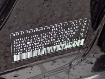 2014 Volkswagen Jetta 1.8T SE