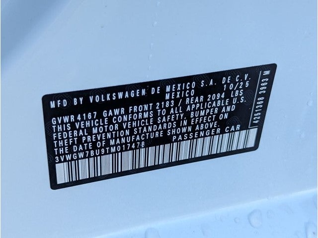 2026 Volkswagen Jetta 1.5T SEL