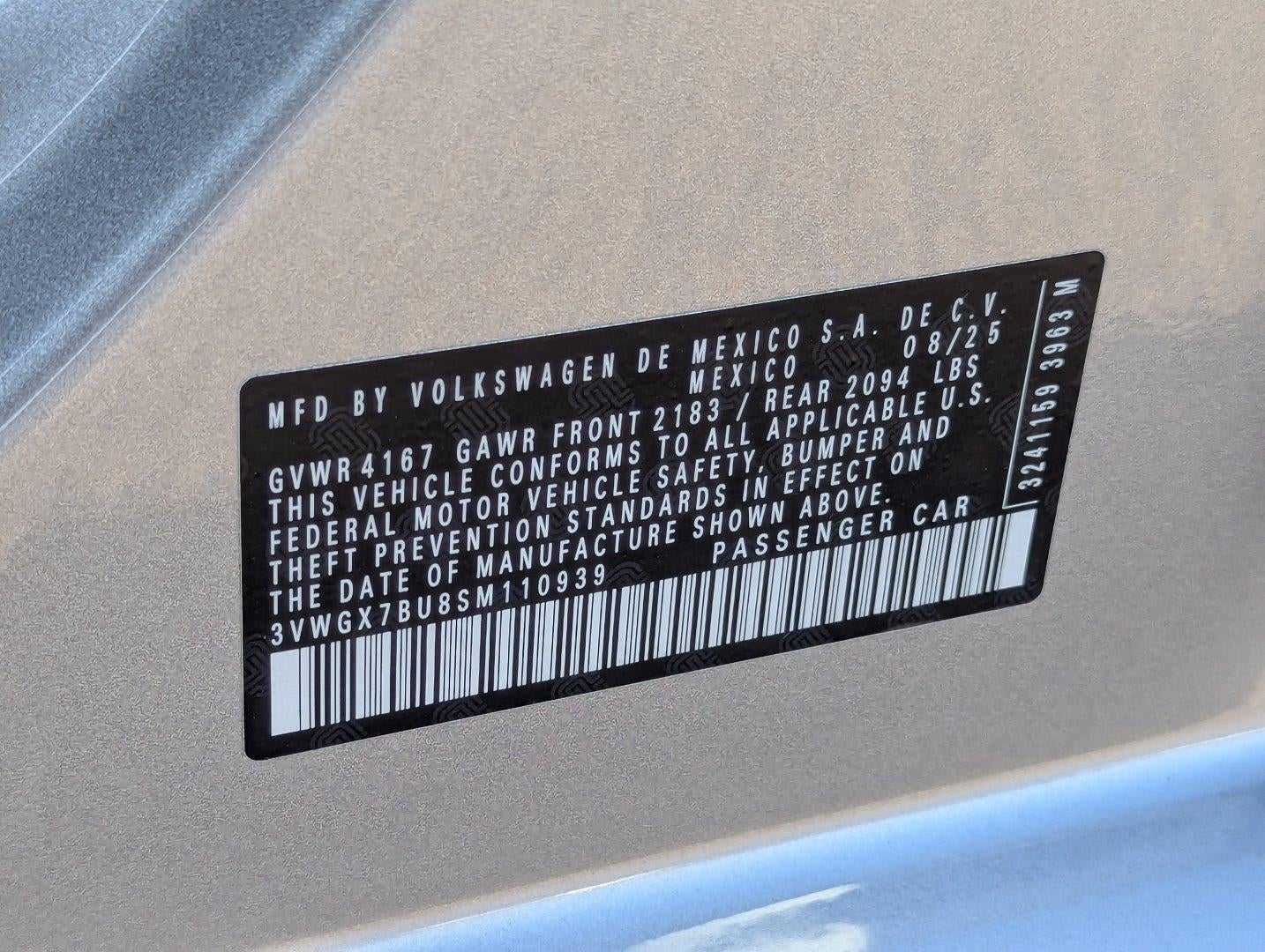 2025 Volkswagen Jetta SEL AUTO