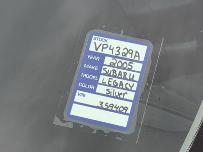 2005 Subaru Outback 2.5i
