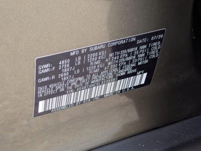 2020 Subaru Outback Limited