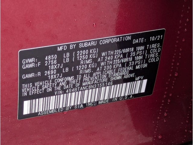 2022 Subaru Outback Limited