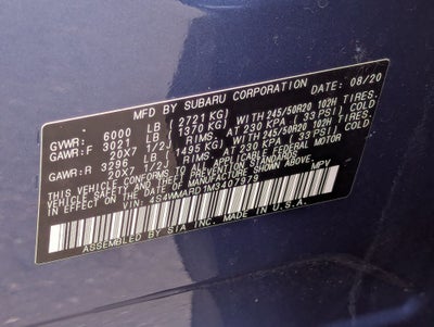 2021 Subaru Ascent Touring