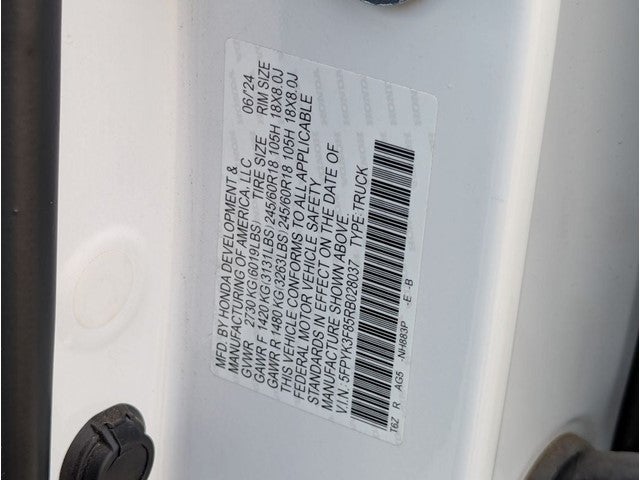 2024 Honda Ridgeline Black Edition