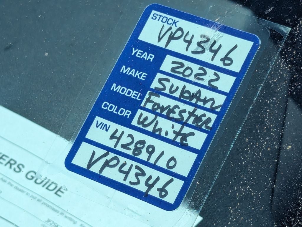 2022 Subaru Forester Base