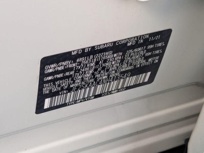 2022 Subaru Forester Base