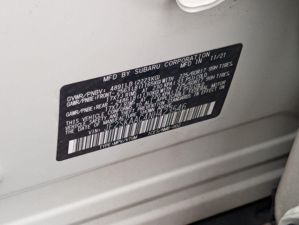 2022 Subaru Forester Base