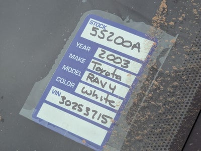 2003 Toyota RAV4 Base
