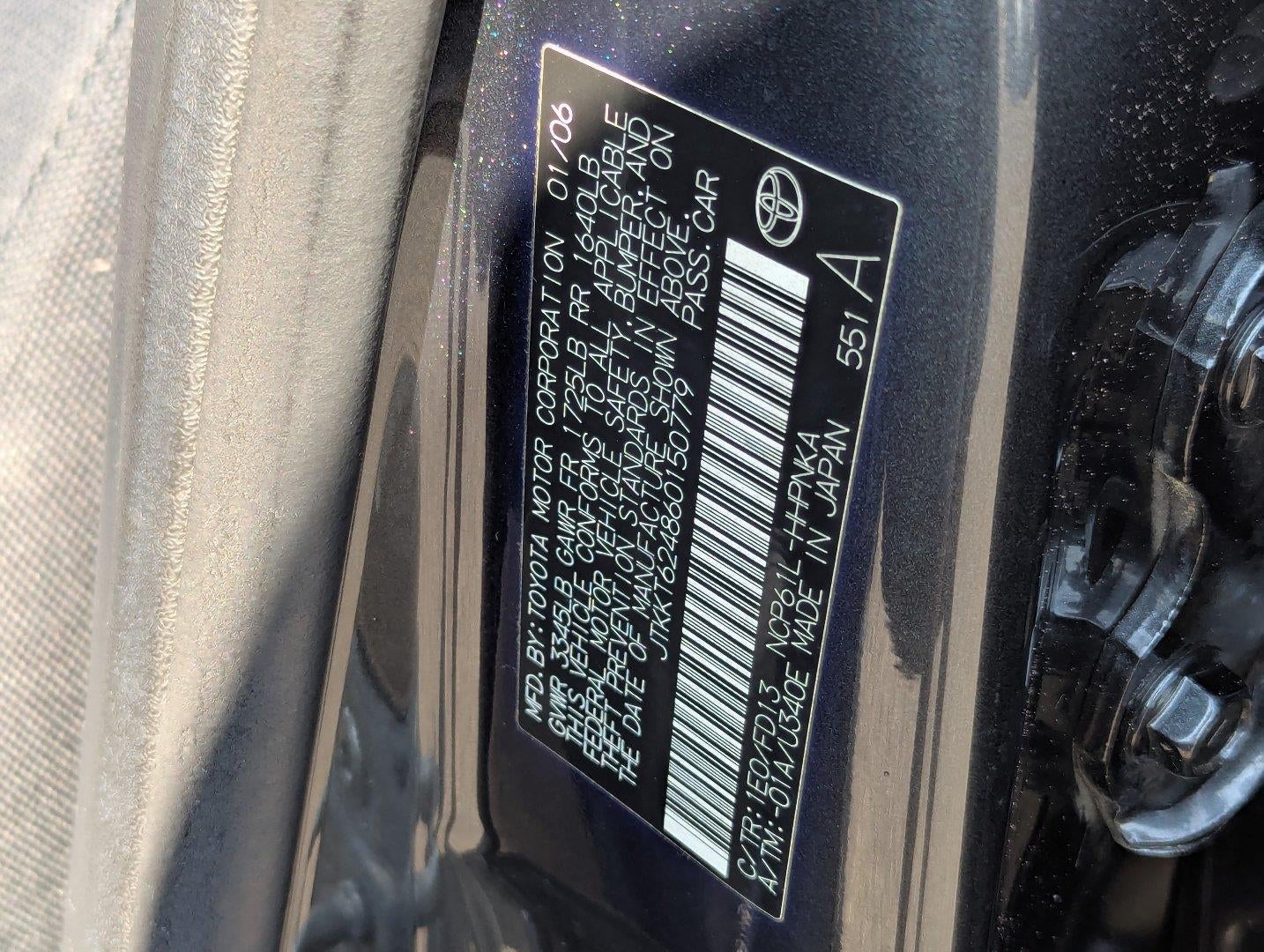 2006 SCION XA HATCHBACK